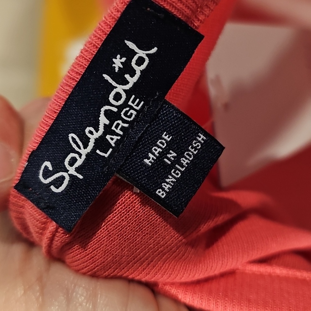 Splendid S/S Tee Pink Sz L NWT MSRP $68 - Picture 3 of 6